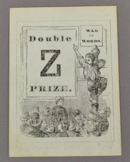 Logomachy “Z” card with “double prize” annotation.